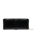 Versace Greca-buckle zip wallet - Black
