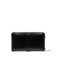 Versace Greca-buckle zip wallet - Black