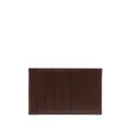 Jil Sander embossed-logo cardholder - Brown
