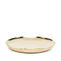 Parts of Four polished textured plate - Gold
