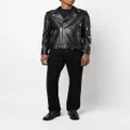 John Richmond studded leather jacket - Black