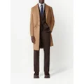 Burberry notched-lapel single-breasted coat - Neutrals