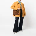 Burberry Pre-Owned 1990s leather coat - Orange