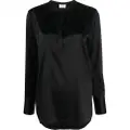 Filippa K keyhole-collar silk blouse - Black