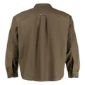 Tommy Hilfiger logo-patch button-up shirt - Green