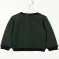 Tartine Et Chocolat graphic-print cotton sweatshirt - Green
