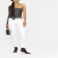 ISABEL MARANT panelled skinny-cut jeans - White