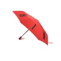 Moschino logo-print folded umbrella - Red
