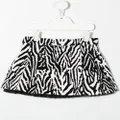 Simonetta patterned mini skirt - Black