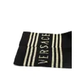 Versace intarsia-knit socks - Black