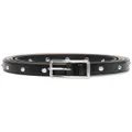 Alexander McQueen long studded belt - Black