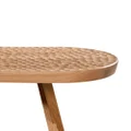 Zanat Touch Pill oak stool - Brown