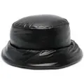 Versace logo-patch padded bucket hat - Black