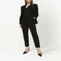 Dolce & Gabbana high-waisted jacquard trousers - Black