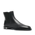 Furla leather ankle boots - Black
