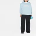 Kenzo graphic-print cotton hoodie - Blue