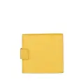 Prada logo-plaque bi-fold wallet - Yellow