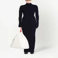 Balenciaga ribbed-knit maxi dress - Black