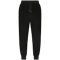 Dolce & Gabbana fleece-texture track pants - Black