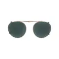 Garrett Leight clip on sunglasses - Metallic