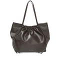 Proenza Schouler drawstring leather tote bag - Brown