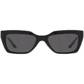 Versace Eyewear Greca-panel sunglasses - Black