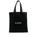 Jil Sander logo-print tote bag - Black