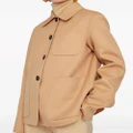Jil Sander cashmere shirt jacket - Neutrals