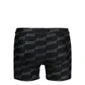 Balenciaga logo-print swim trunks - Black