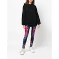 Versace Jeans Couture high-waisted graphic-print leggings - Black