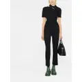 Moncler high-waisted flared trousers - Black