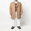 Mackintosh NEW STANLEY wool-cashmere coat - Brown