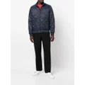 Tommy Hilfiger logo-patch quilted jacket - Blue