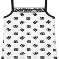 Dolce & Gabbana Kids DG-logo tank top - White