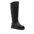 Sergio Rossi mid-calf leather boots - Black