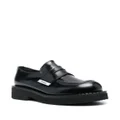 Premiata chunky leather lug loafers - Black