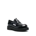 Premiata chunky leather lug loafers - Black