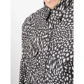Paul Smith floral-print cotton-lyocell shirt - Black