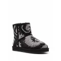 Philipp Plein embellished flat boots - Black