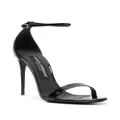 Dolce & Gabbana strap100mm patent-leather sandals - Black