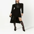 Dolce & Gabbana asymmetric jersey midi skirt - Black
