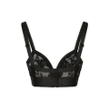 Dolce & Gabbana lace triangle bra - Black