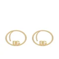 Dolce & Gabbana DG logo hoop earrings - Gold