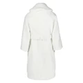 Casablanca teddy-texture bathrobe - White
