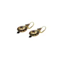 Dolce & Gabbana 18kt yellow gold diamond sapphire earrings