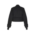 Saint Laurent detachable-hood military jacket - Black