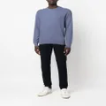 Tommy Hilfiger crew-neck organic cotton sweatshirt - Blue