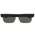 Linda Farrow Rosalie square-frame sunglasses - Black