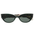 MISSONI EYEWEAR cat eye-frame sunglasses - Green
