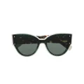 MISSONI EYEWEAR cat eye-frame sunglasses - Green